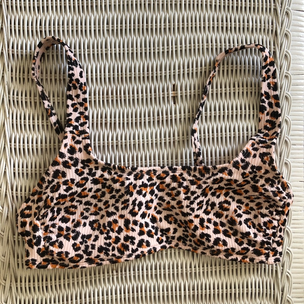 Cheetah bikini top